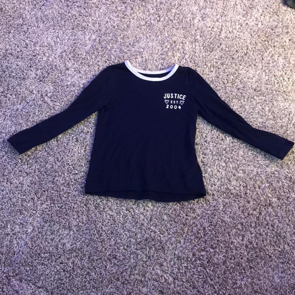 Justice long sleeve only warn 1 once